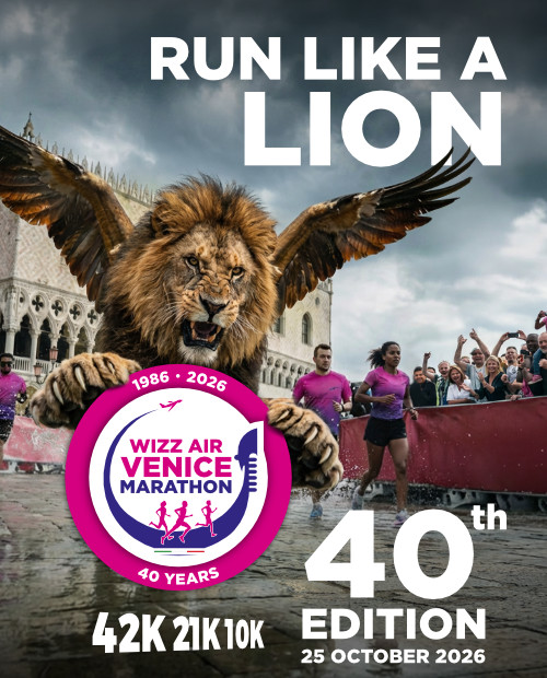 Venice Marathon 2026 Locandina Venice Marathon 40ª edizione – 25 ottobre 2026